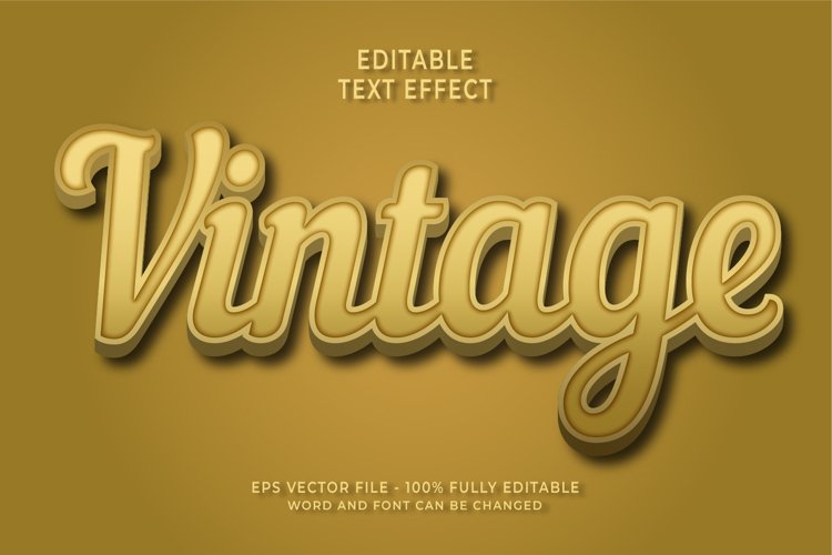 Vintage Text Effect Image 24