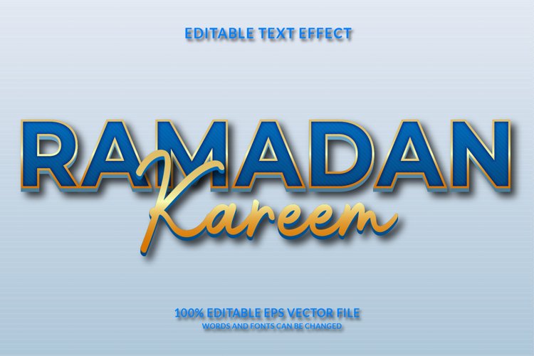 Ramadan Editable Text Effect