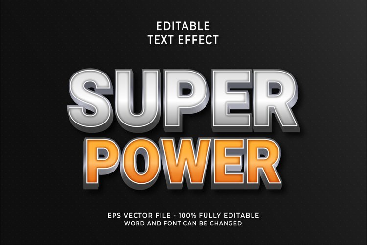 Super Power Editable Text Effect (2105405)