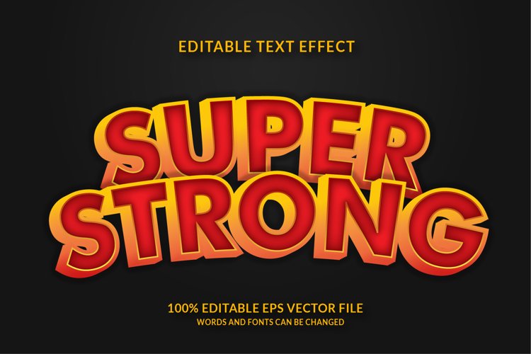 Super Strong Editable Text Effect (2102605)