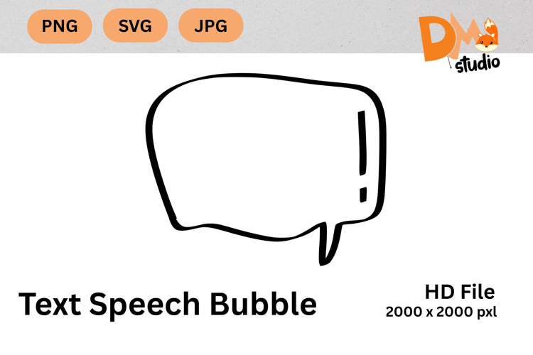 Speech Bubble Clipart Image 11