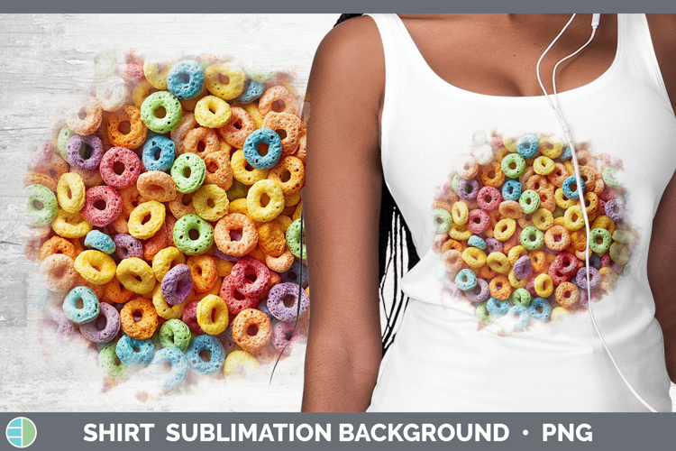 Textured Cereal Shirt Sublimation Sublimation Background Des