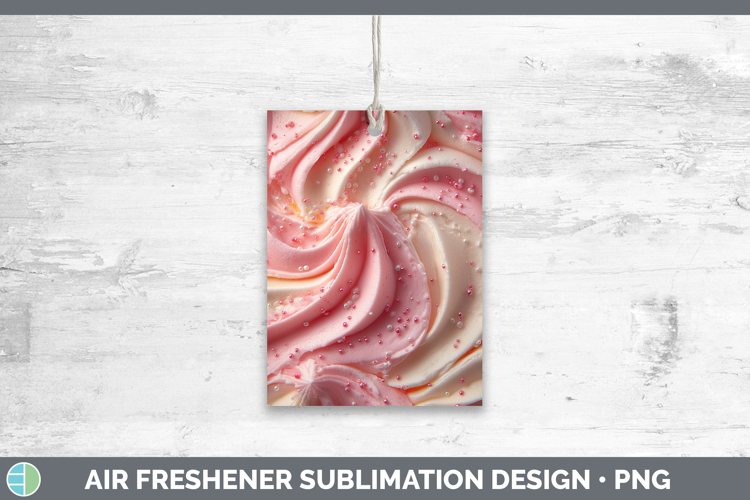 Textured Cupcake Air Freshener Sublimation Car Freshener Des