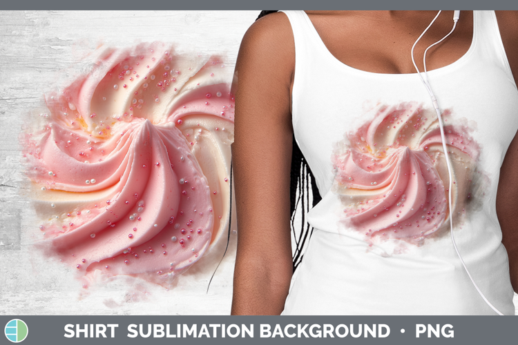 Textured Cupcake Shirt Sublimation Sublimation Background De