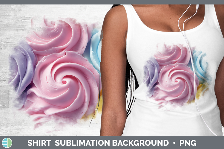 Textured Frosting Shirt Sublimation Sublimation Background D