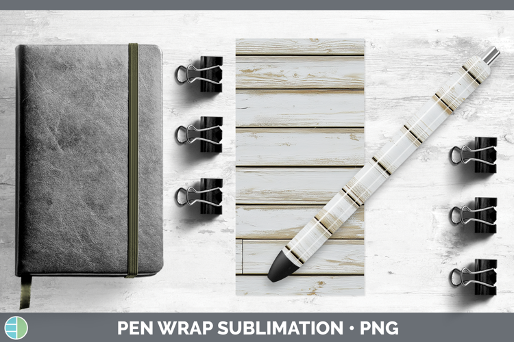Textured Shiplap Pen Wrap Sublimation Pen Designs