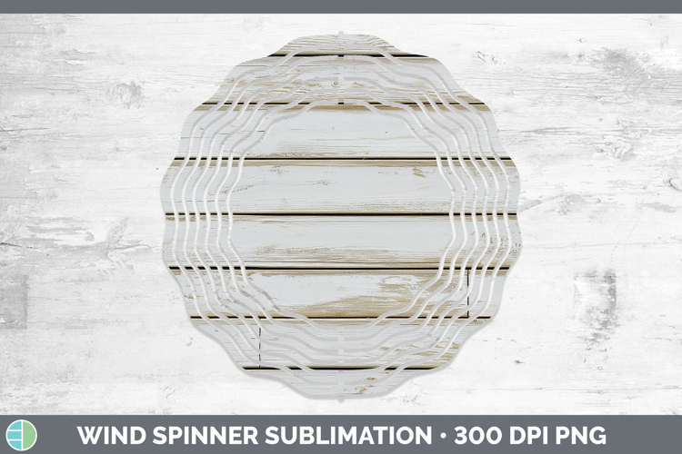 Textured Shiplap Wind Spinner Sublimation Spinner Designs