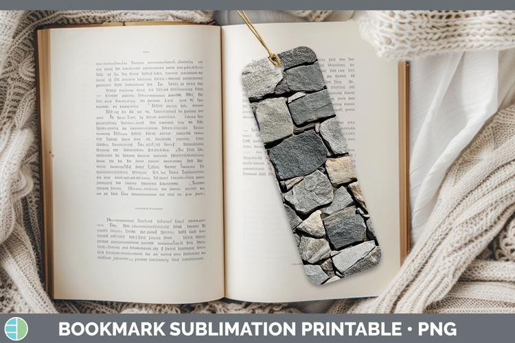 Textured Stone Bookmark Sublimation Printable Designs
