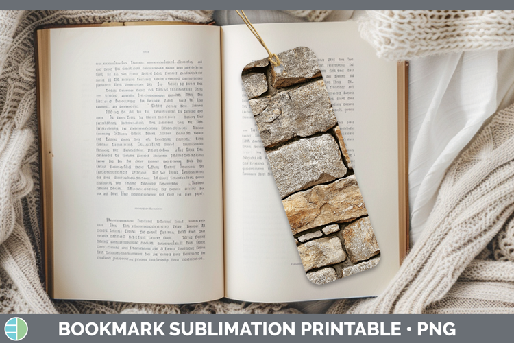 Textured Stone Bookmark Sublimation Printable Designs