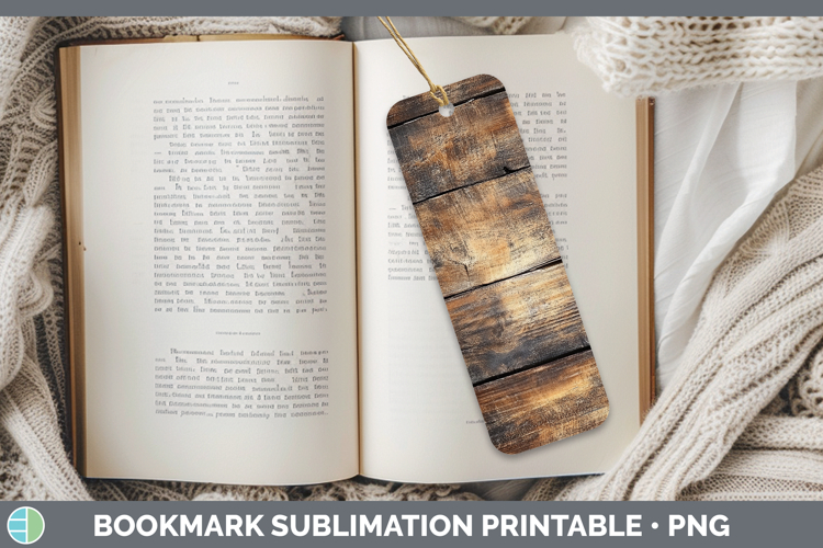 Textured Wood Bookmark Sublimation Printable Designs