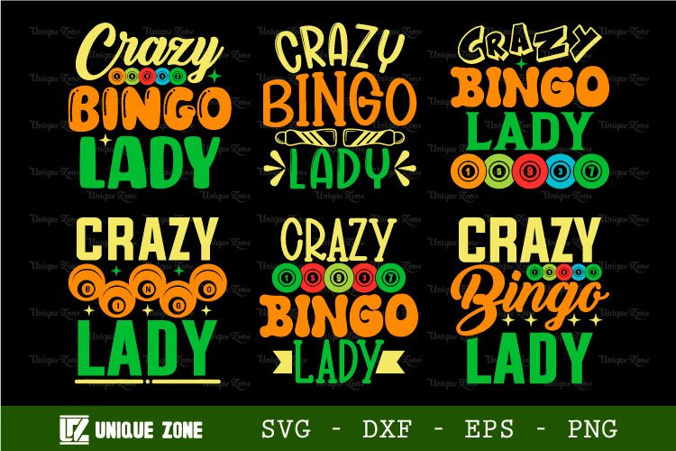thumbnail image 2 of Crazy Bingo Lady, Bingo Addict, Bingo Player Leggings 2 of 11