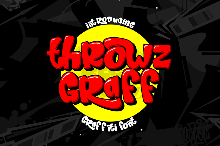 Throwz Graff | Freestyle Graffiti Font