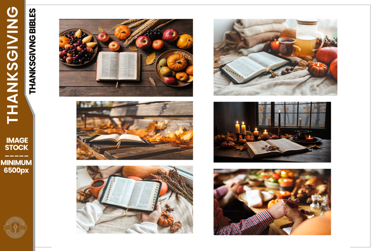 Fall Themed Bibles Stock Images Set Two