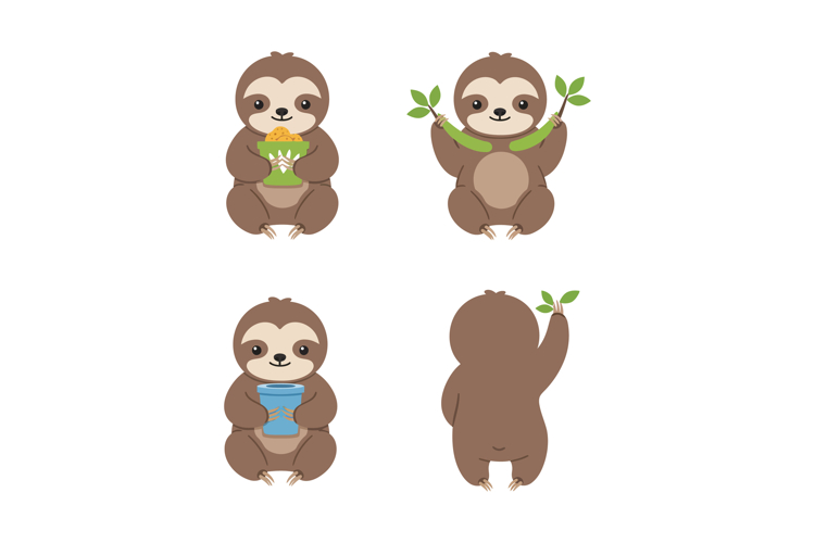 Sloth Clipart Image 19
