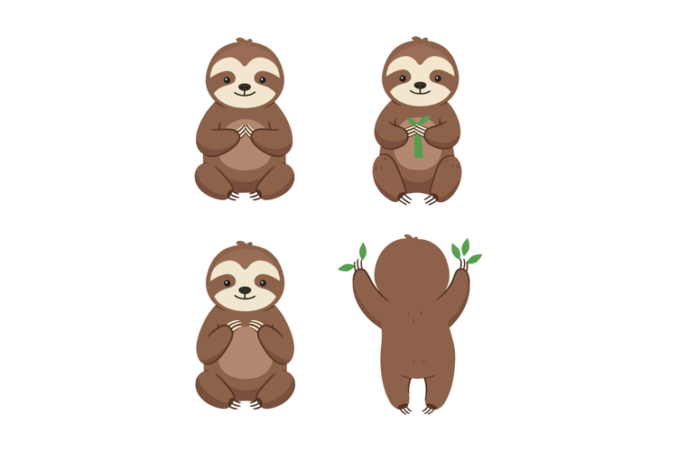 Sloth Clipart Image 18