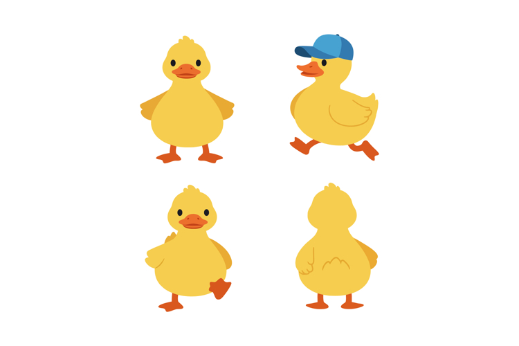 Duckling Clipart Image 10