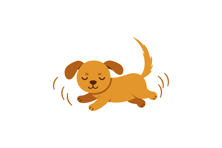 Cute Dog Illustration