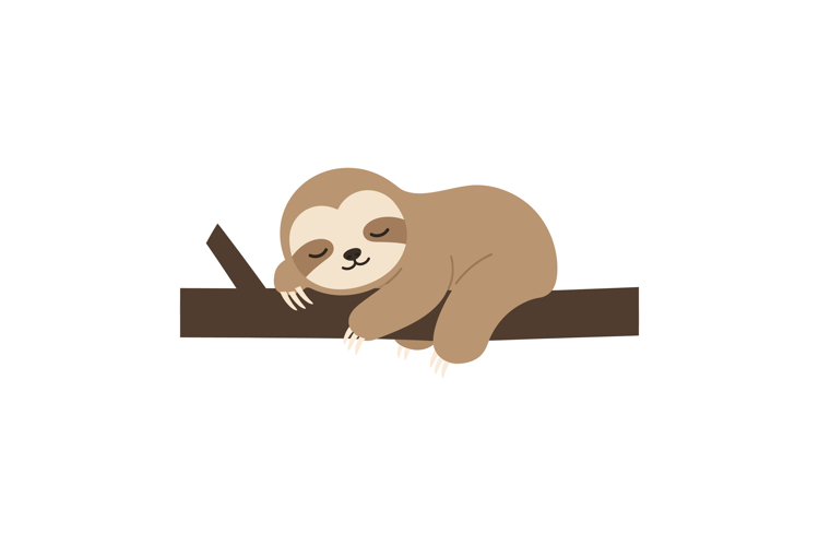 Sloth Clipart Image 16