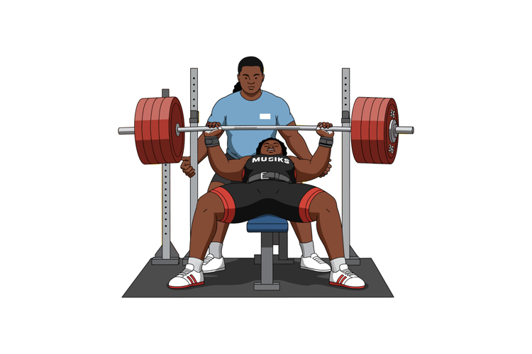 Weightlifting Clipart Image 12