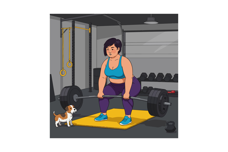 Barbell Clipart Image 17