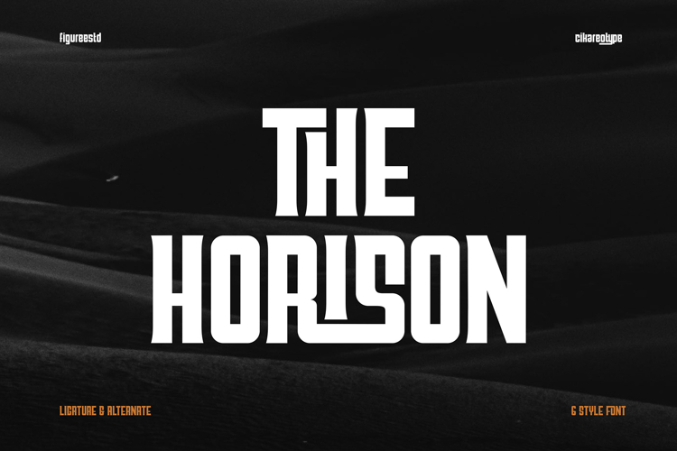 The Horison - Modern Bold Display Logo Font Family
