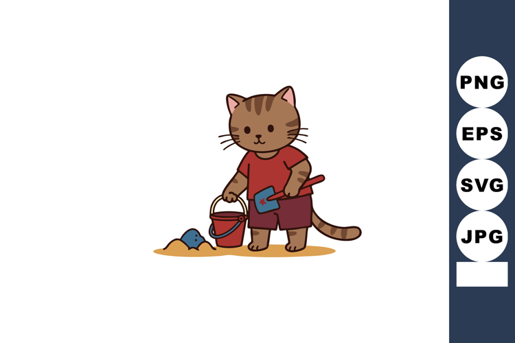 Cute Beach Clipart Image 20