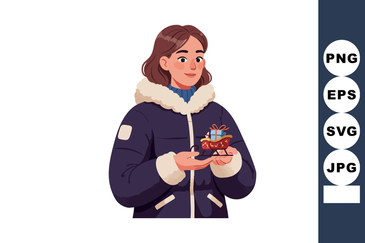 Winter Coat Clipart Image 7