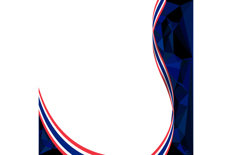Thai National Flag Day Banner Decoration Template Concept example image 1