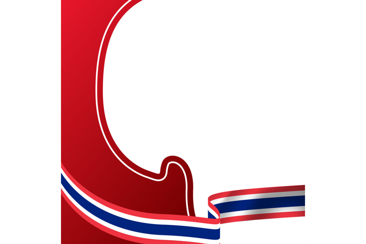 Thai National Flag Day Twibbon Template Background Isolated example image 1