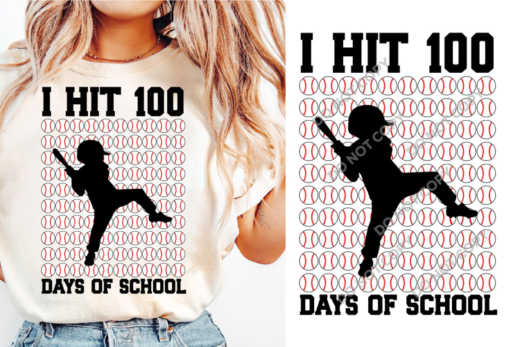 100th Day Balls For Baseball PNG , 100 Days of School