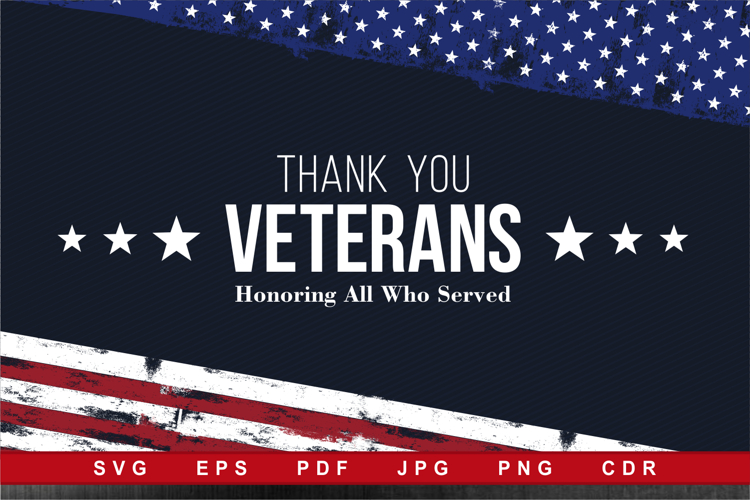 Background Thank You Veterans Honoring All Who Served
