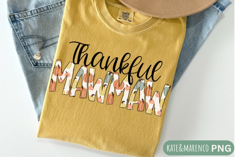 Thankful Mawmaw PNG | Mawmaw Fall PNG | Mawmaw Pumpkin PNG