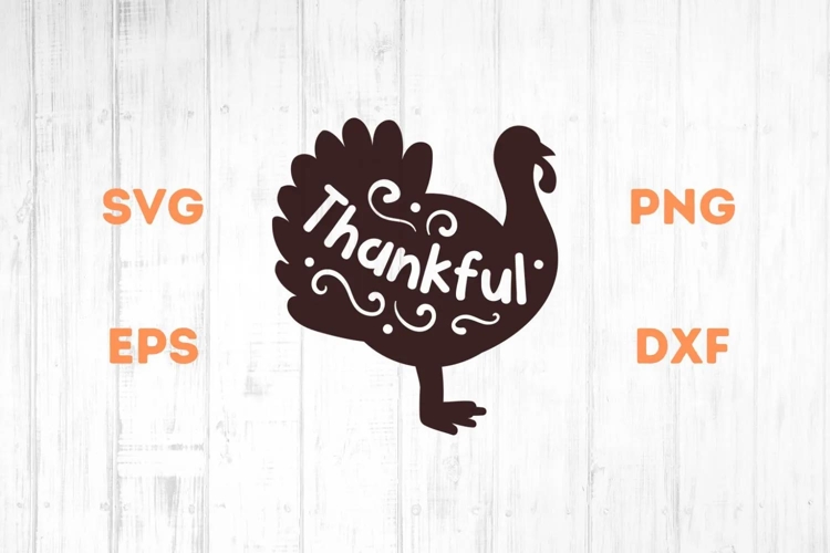 Thankful Turkey SVG