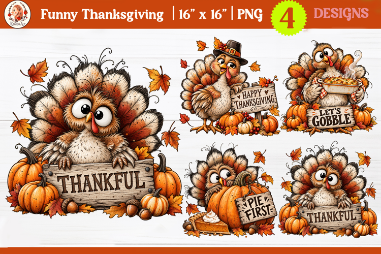 Funny Thanksgiving turkey PNG