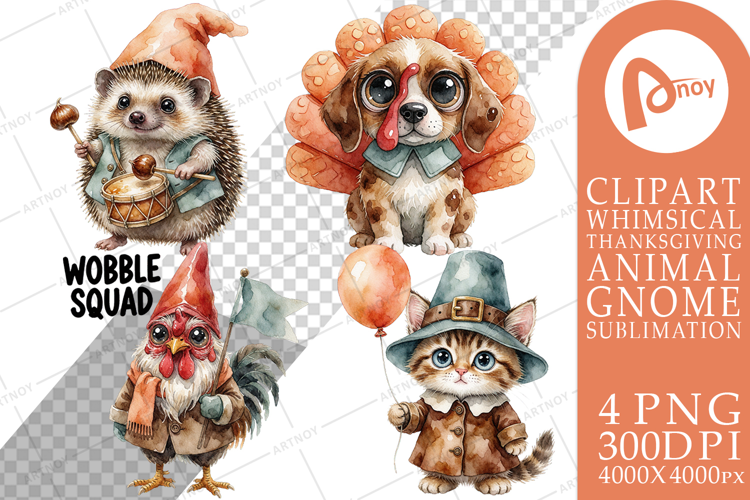 Backyard Parade Gnomes Sublimation