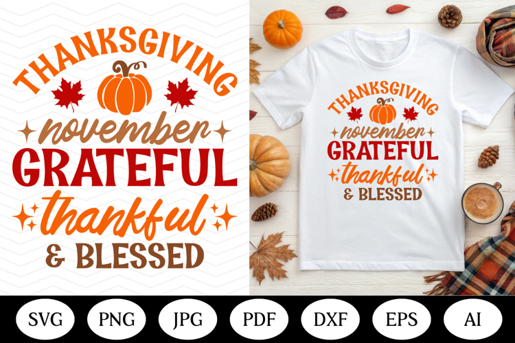 Thanksgiving Day SVG, autumn fall svg, png clipart design