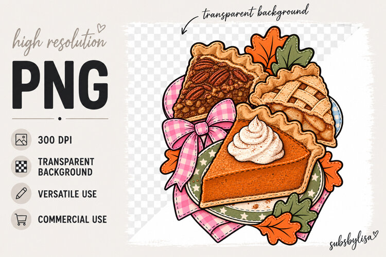 Thanksgiving png, Pie png example image 1
