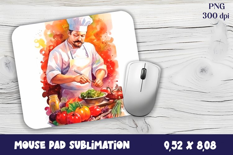 Autumn Mouse Pad Sublimation Design, Fall Pumpkins PNG