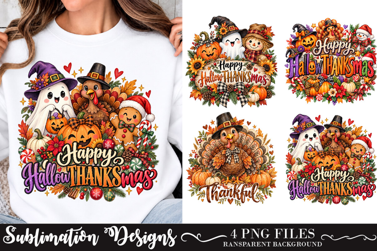 Thanksgiving Sublimation, Fall Pumpkin PNG, Thankful PNG