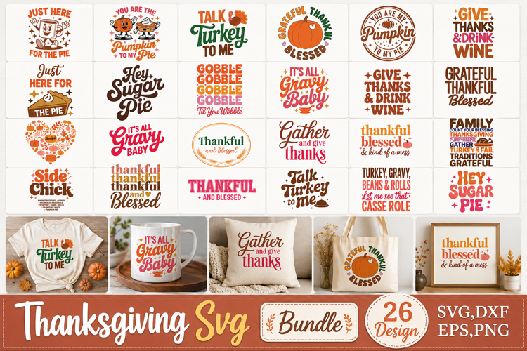 Thanksgiving SVG Bundle