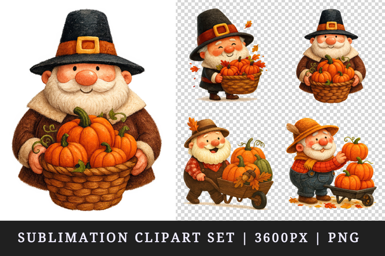 Thanksgiving clipart printable sublimation design png