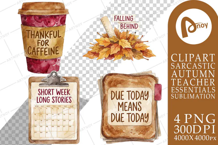 Thanksgiving Week Teacher Mood Board Sublimation