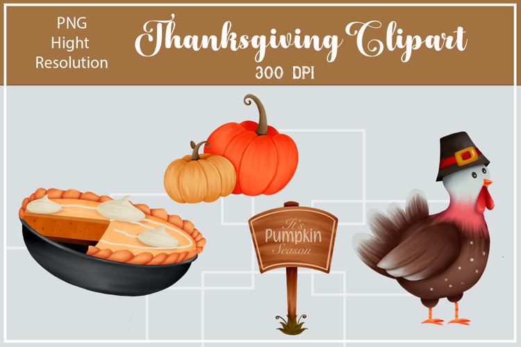 Thanksgiving Clipart Transparent Background PNG