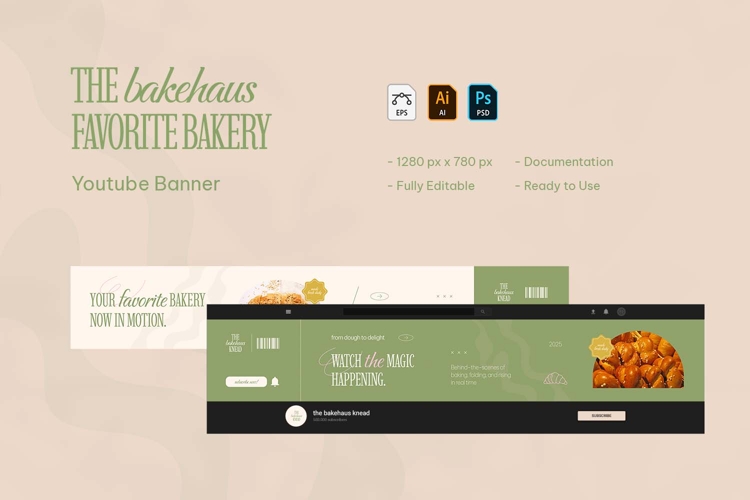 Favorite Bakery - YouTube Banner