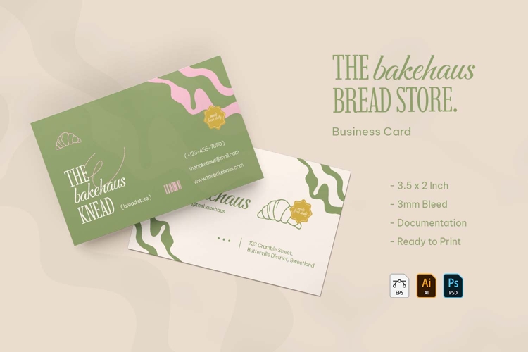 Bread Store - Business Card