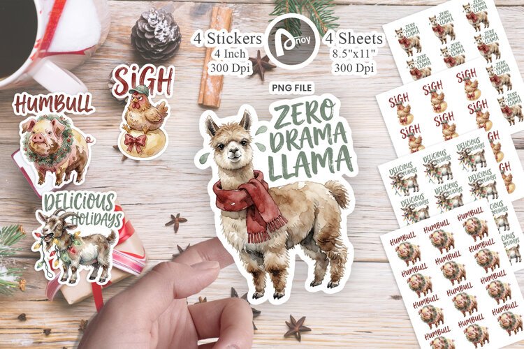 Barnyard Blues Tooncore Sticker example image 1