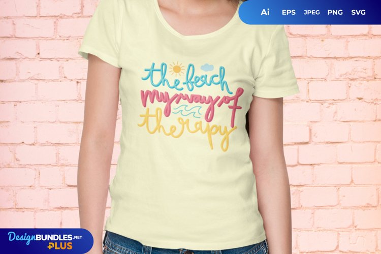 Beach Sublimation Design