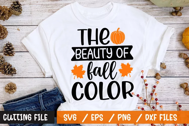 The beauty of fall color SVG FILE