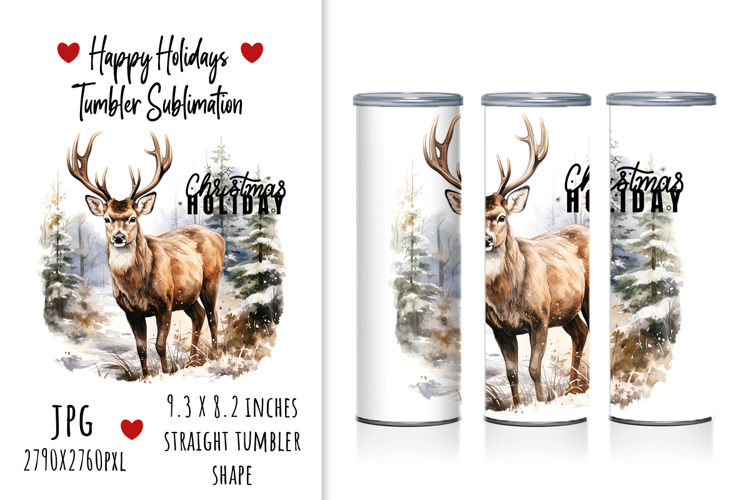 "The Best Christmas Ever" Straight Tumbler Design