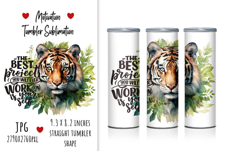 lettering, quotes, printable, Africa, quotes, tumbler design, sublimation, tumbler, watercolor tumbler design, motivation, illustration, tiger, artistic, floral, gift